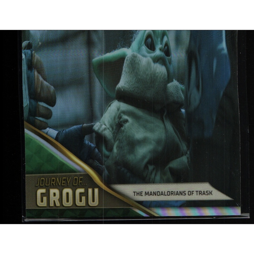 Topps Star Wars Journey of Grogu JG-10 The Mandalorians of Trask Chrome